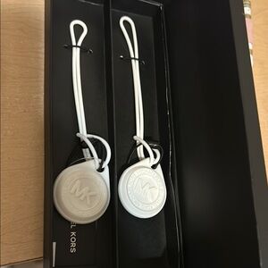 Michael Kors White Bag Charms